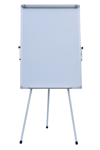 Фліпчарт магнітний сухостираємий, JOBMAX, 70 х100 cм, на тренозі, вертикальний, BM.0011 BUROMAX